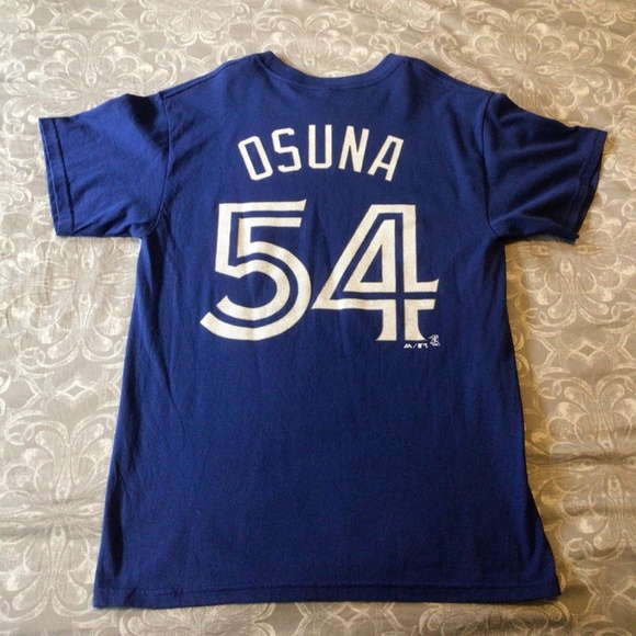 💐Majestic Toronto Blue Jays Cotton T-shirt Medium - Picture 1 of 3